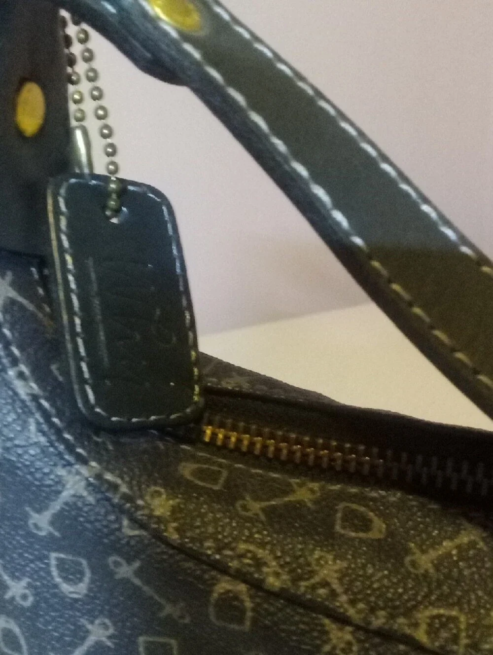 Why Classic Black Patterned Shoulder Bag And Wallet